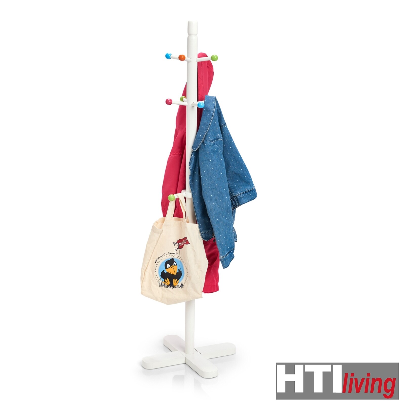 HTI-Living Kinder-Kleiderständer MDF weiß