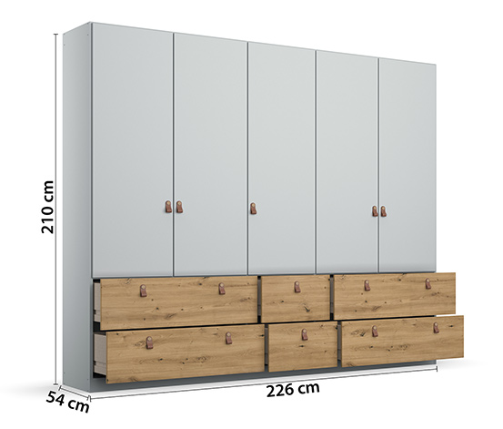 rauch Drehtürenschrank »Homey«, 5-türig