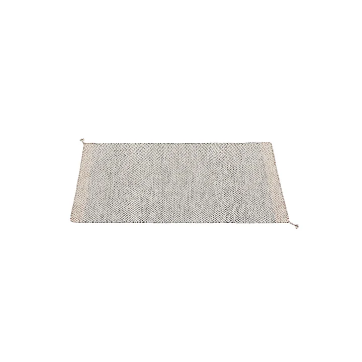 Muuto - Ply Outdoor Rug 140 x 80 cm, schwarz / weiss