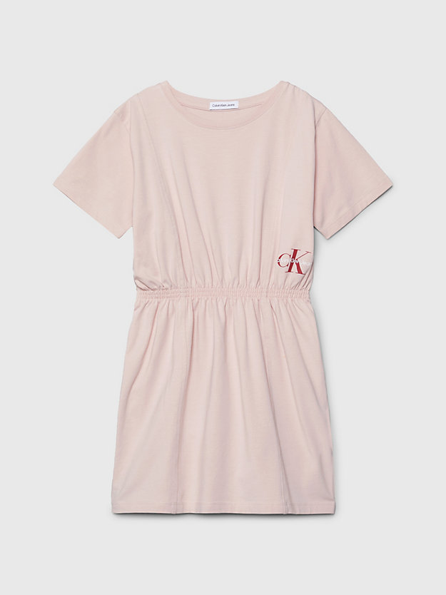 Vestido camiseta com monograma