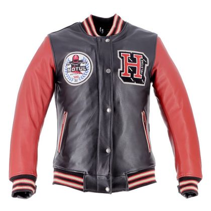 Blouson Helstons STUDENT MOTUL - Noir / Rouge