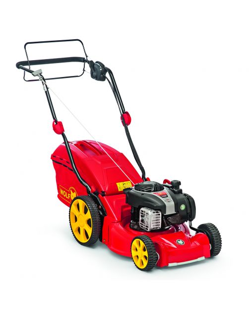 Wolf-Garten Benzinemaaier A420 - Grasmaaier - 42 cm 60 l Rood Geel