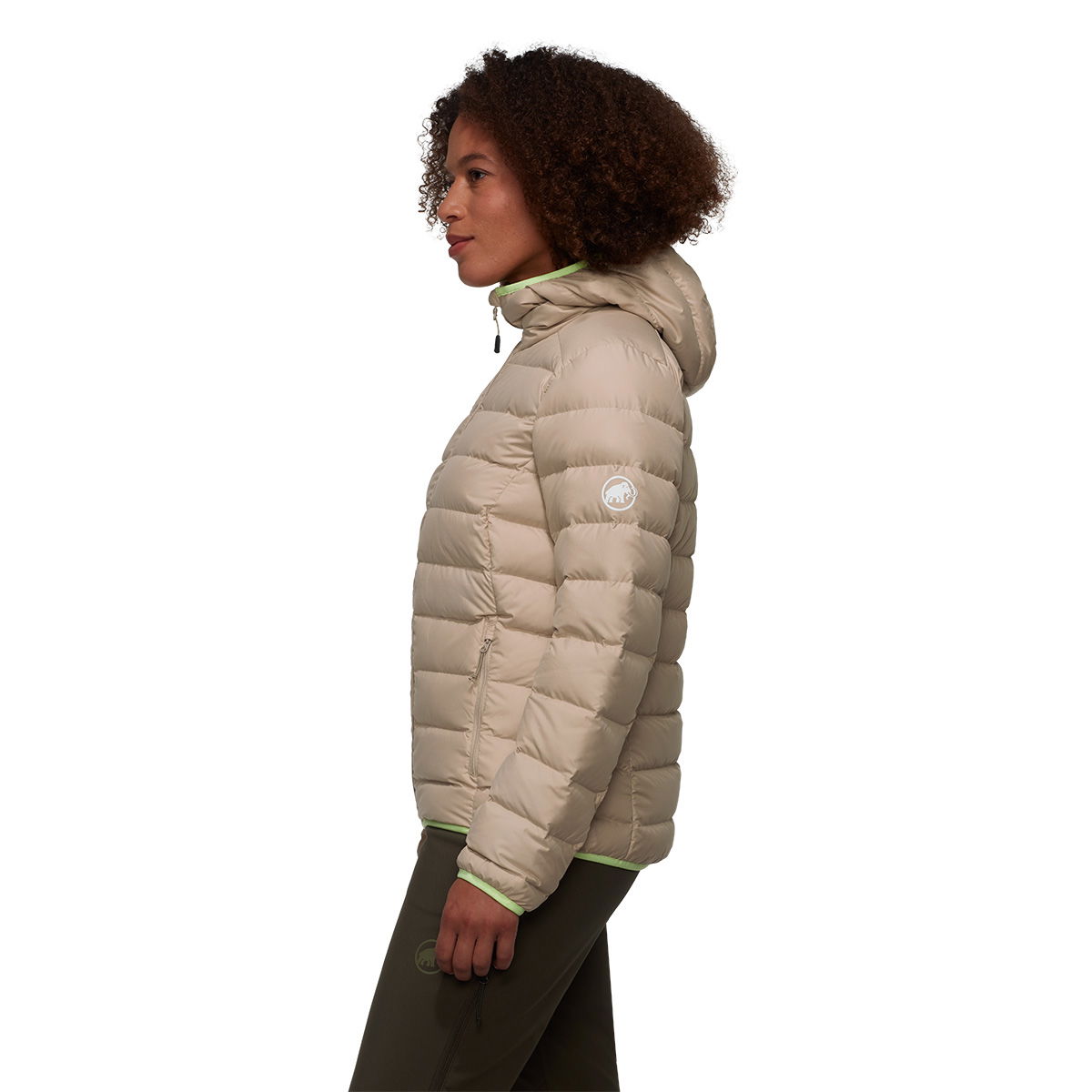 Mammut Waymarker IN Hooded dunjakke, dame (Savannah/Neo Lime)