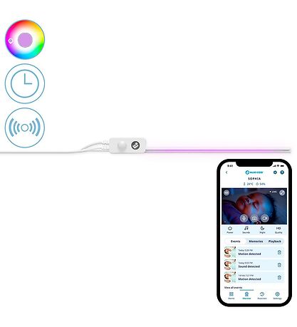 Maxi-Cosi Lichtleiste m. WiFi - Connected Home - Glow - Weiß
