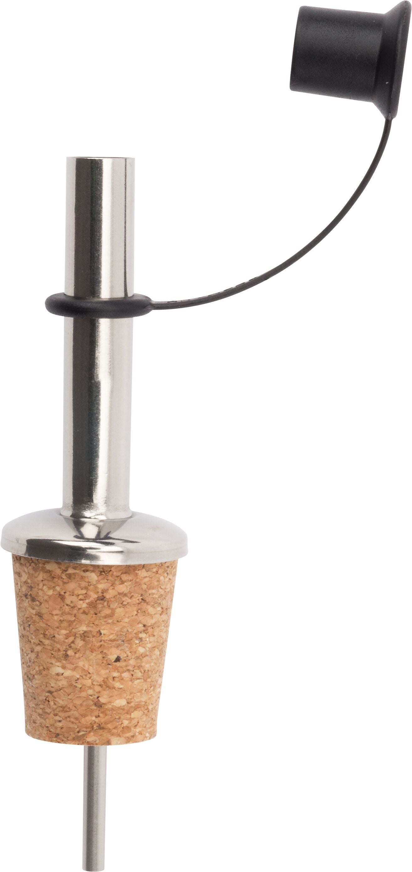 BOTTLE-STOP Flaschenausgiesser - Silber / H: 9.0 cm