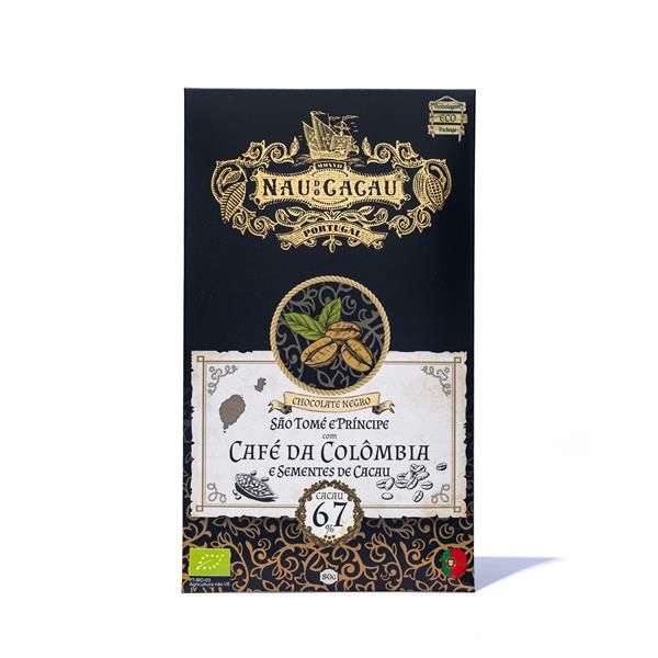 Chocolate De Café Da Colômbia (67% Cacau São Tomé)