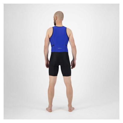 Combinaison de Triathlon Manches Courtes Rogelli Florida Bleu/Noir