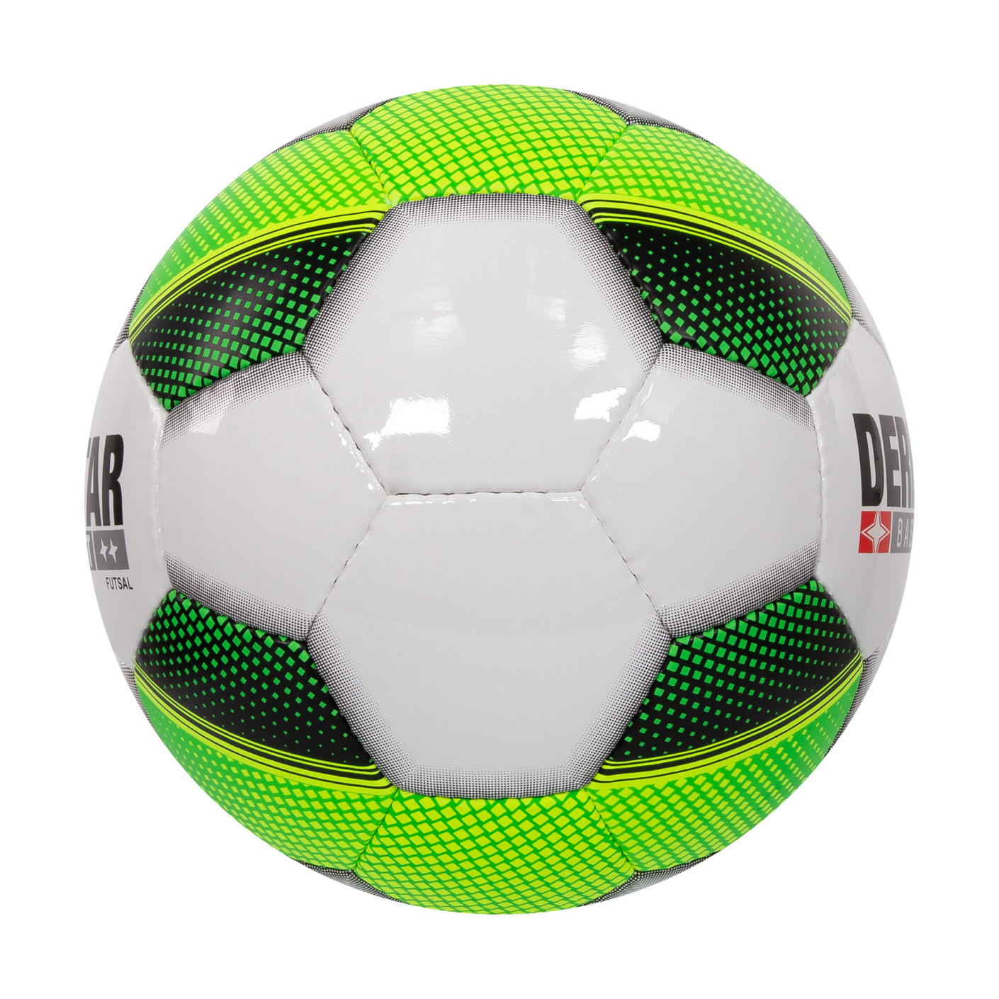 Derbystar Futsal Basic Pro TT Zaalvoetbal Maat 4 Wit Groen Zwart