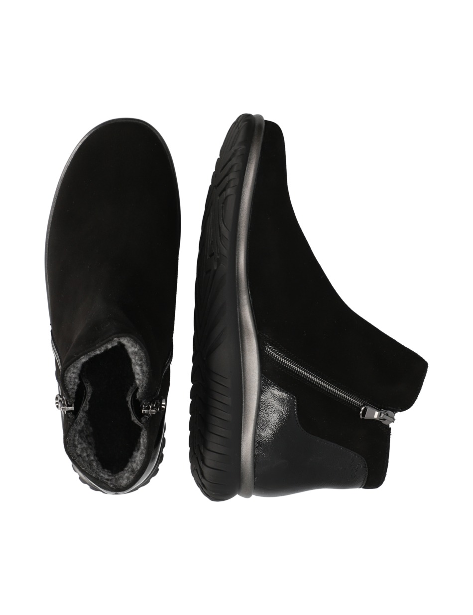 Lederkombination Boot