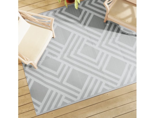 VIDAXL - Couverture pique nique Tapis d'extérieur gris 160x230 cm pp