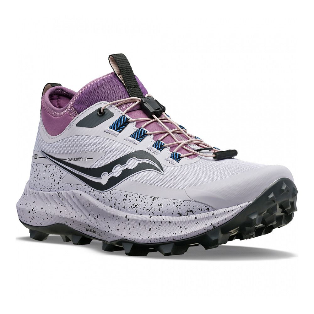 Saucony PEREGRINE 13 ST - Chaussures trail Femme mauve/shadow