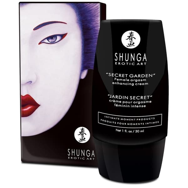 Shunga - Intens kvinnelig orgasmekrem hemmelig hage