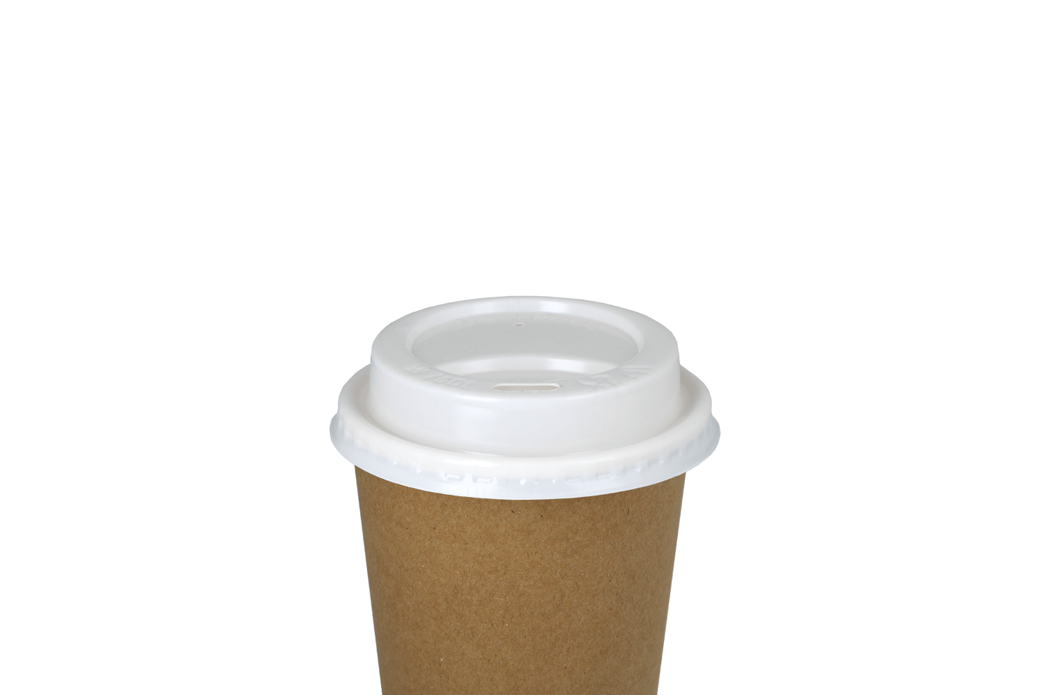 Koffiebeker deksels wit Ø70mm