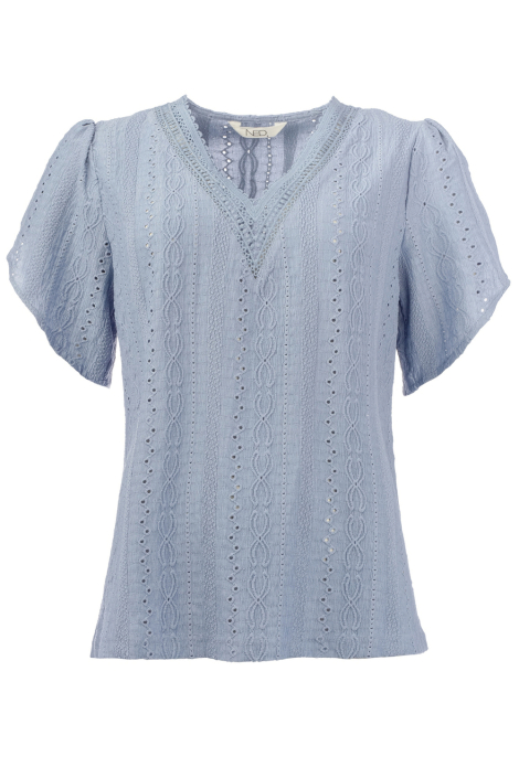 NED blauwe dames t-shirt