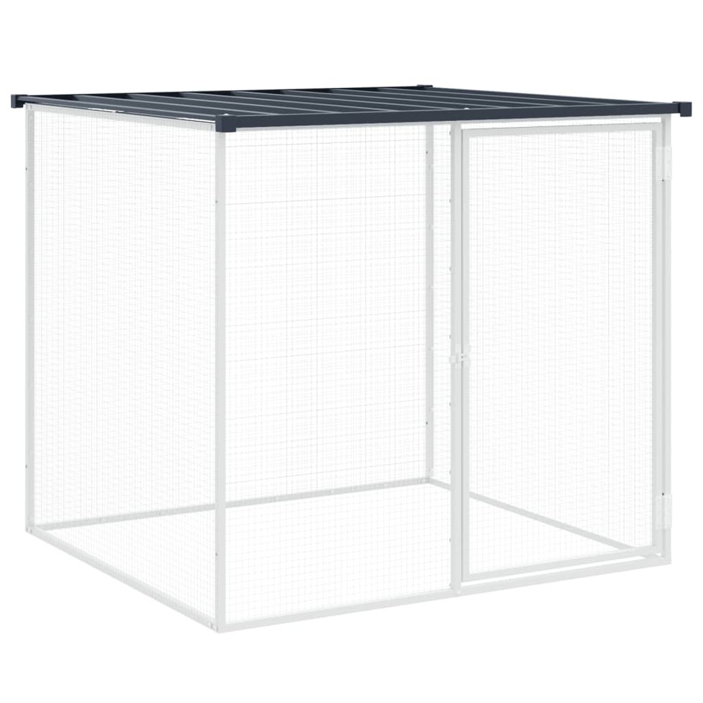 Poulailler avec toit anthracite 1003x98x90 cm acier galvanisé