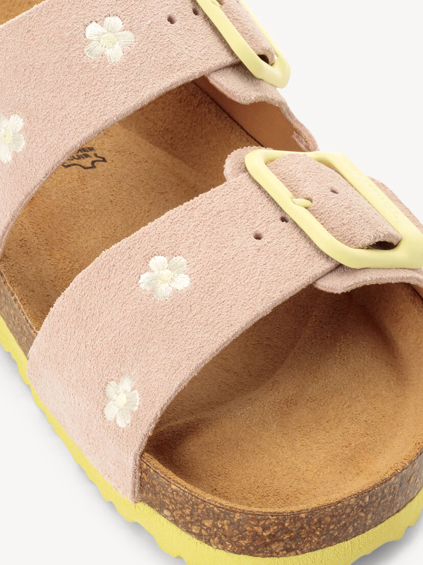 Leren Slipper - roze