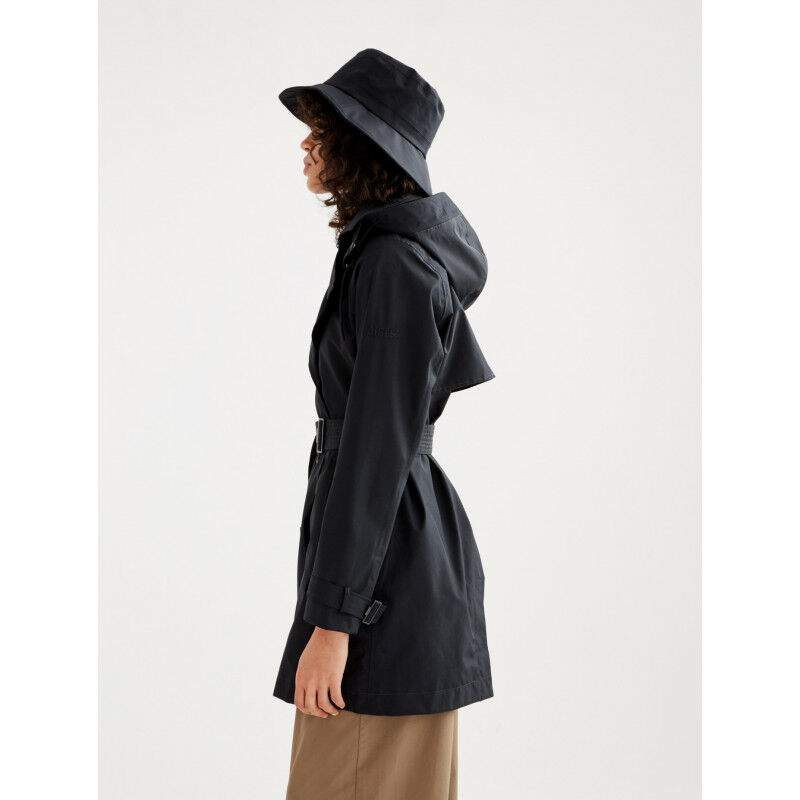 Trench court Gore-Tex® à capuche - Veste imperméable femme