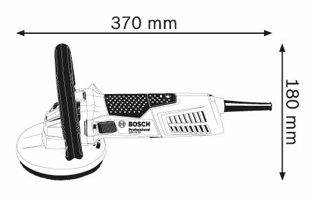 Bosch GBR 15 CA Betonslijpmachine in Koffer - 0601776000