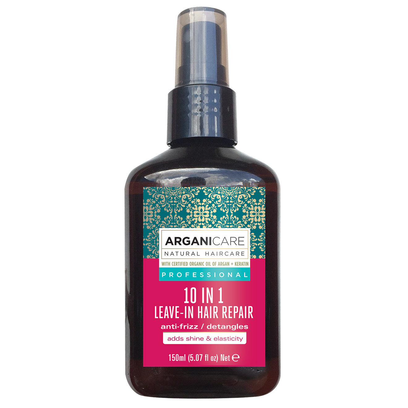 Arganicare Spray réparateur 10-en-1 sans rinçage à la Kératine - 150 ml