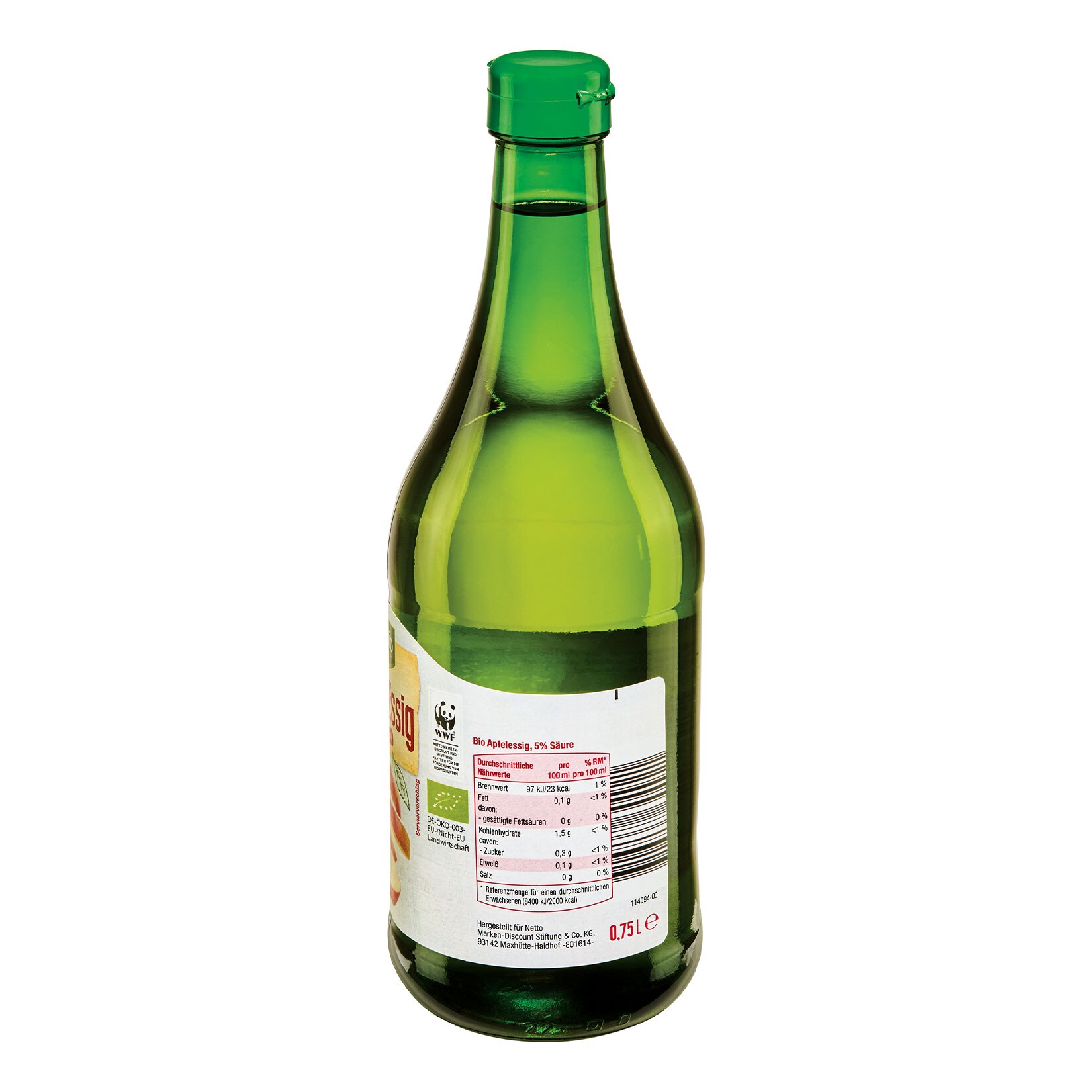 BioBio Apfelessig klar 750 ml, 12er Pack