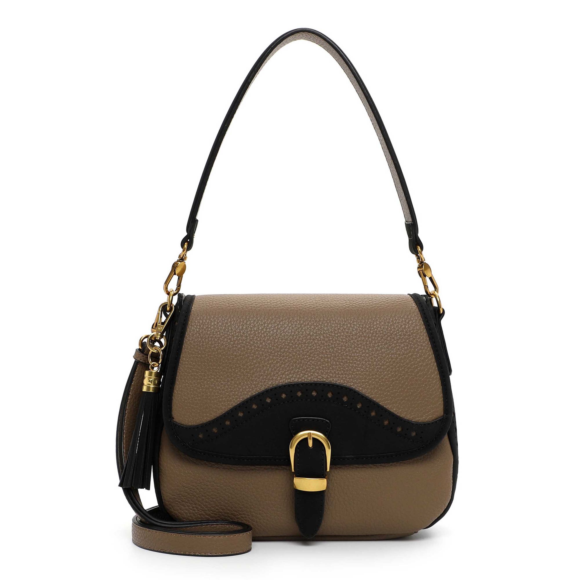 Sac bandoulière taupe