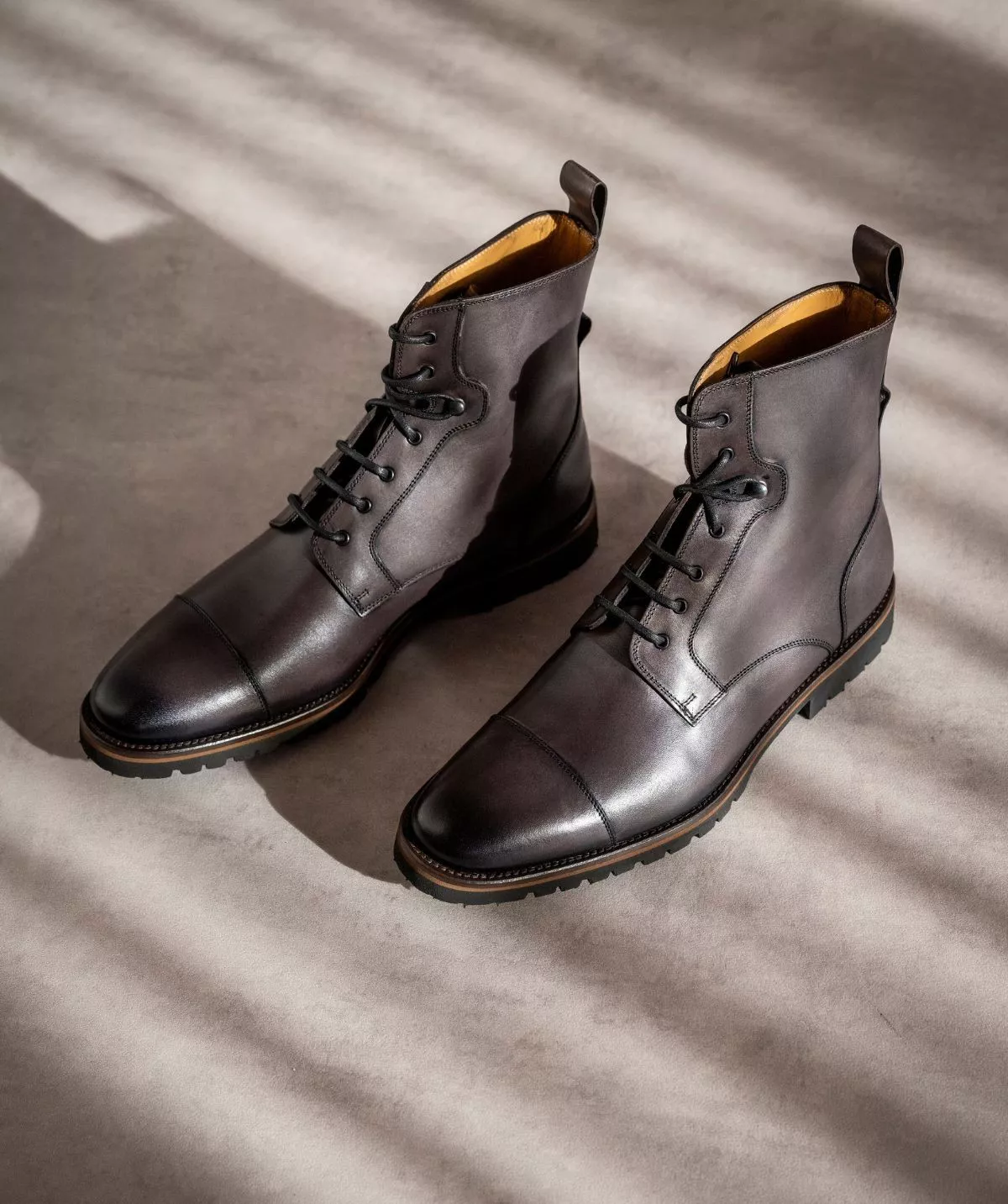 Bottines POWELL Gris Patiné