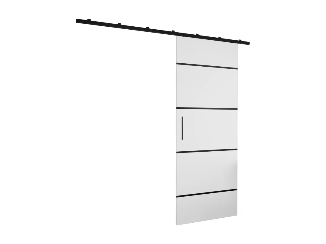 Portes coulissantes Zonda IV 80x204 cm (Blanc)