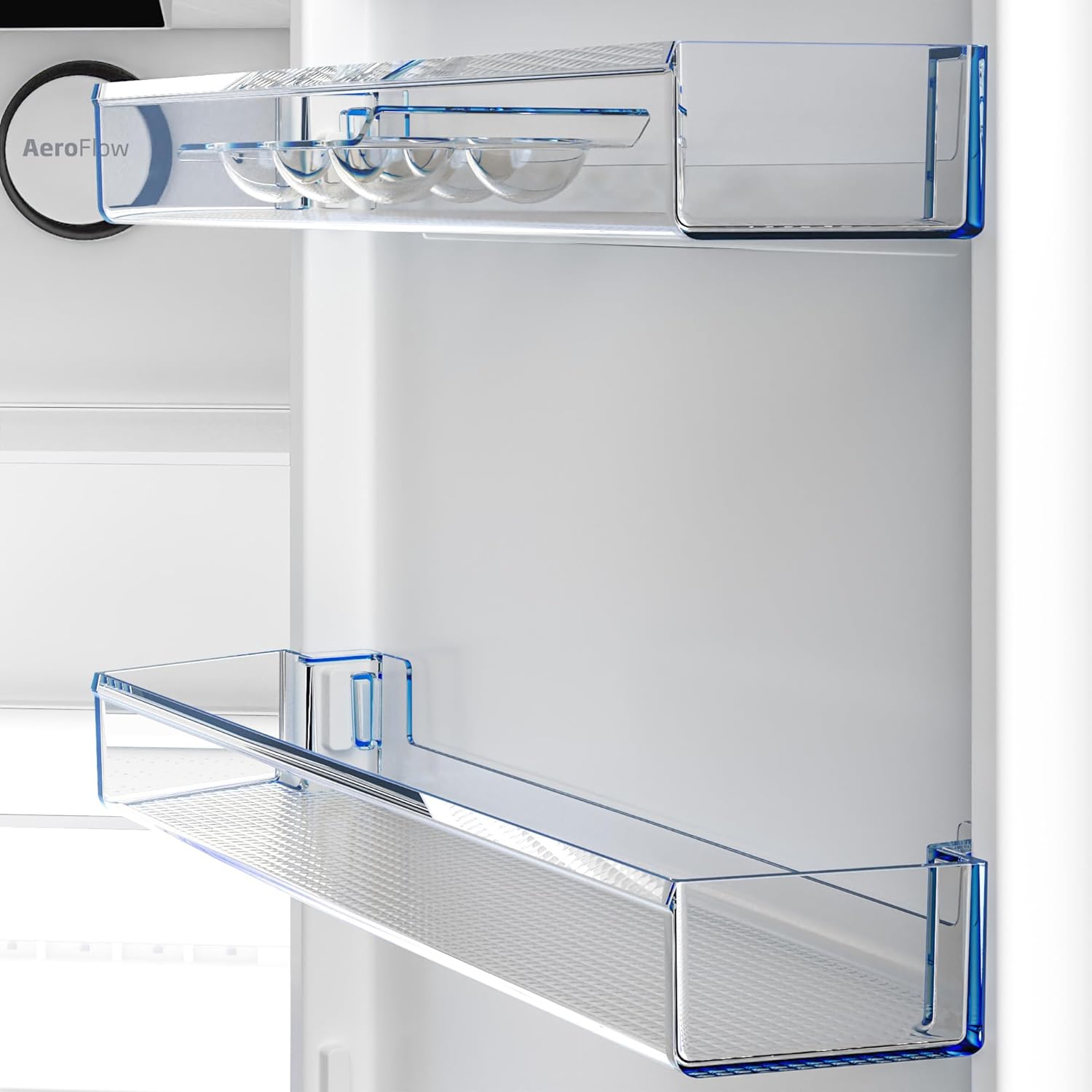 Beko B5RCNA365HG freistehende Kühl-/Gefrierkombination, 316 l Gesamt, 210 l Kühlen, 106 l Gefrieren, NoFrost, AeroFlow, HarvestFresh, Urlaubsmodus, 3 Gefrierschubladen, Manhattan Gray
