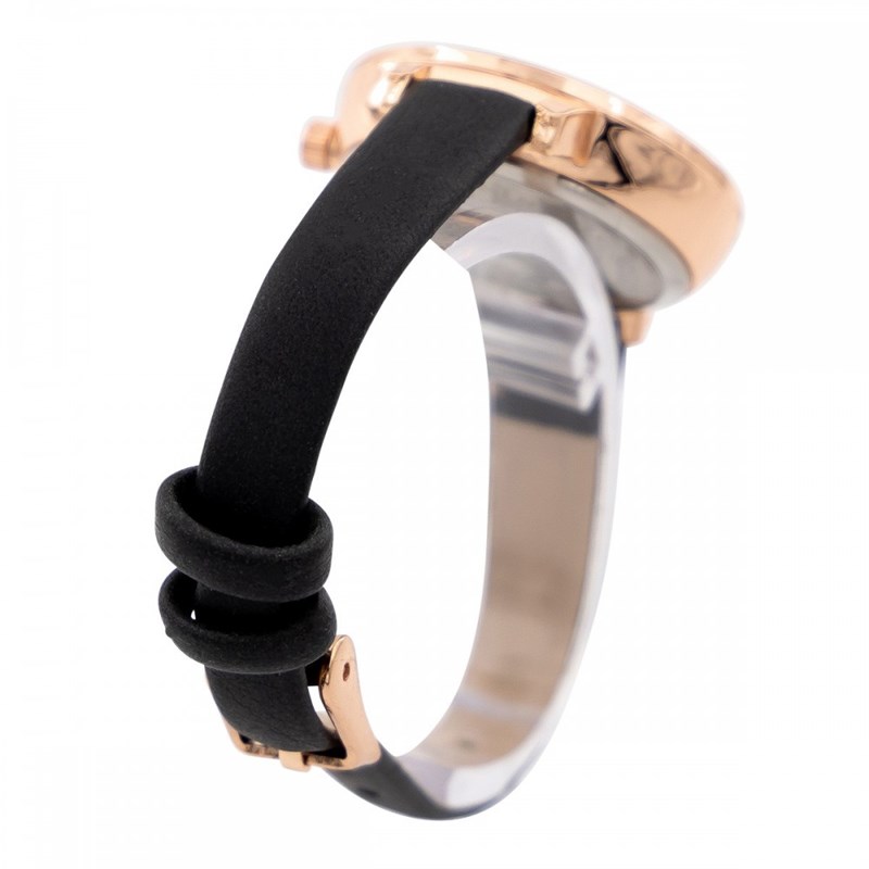 Montre Femme M. JOHN bracelet Cuir Noir