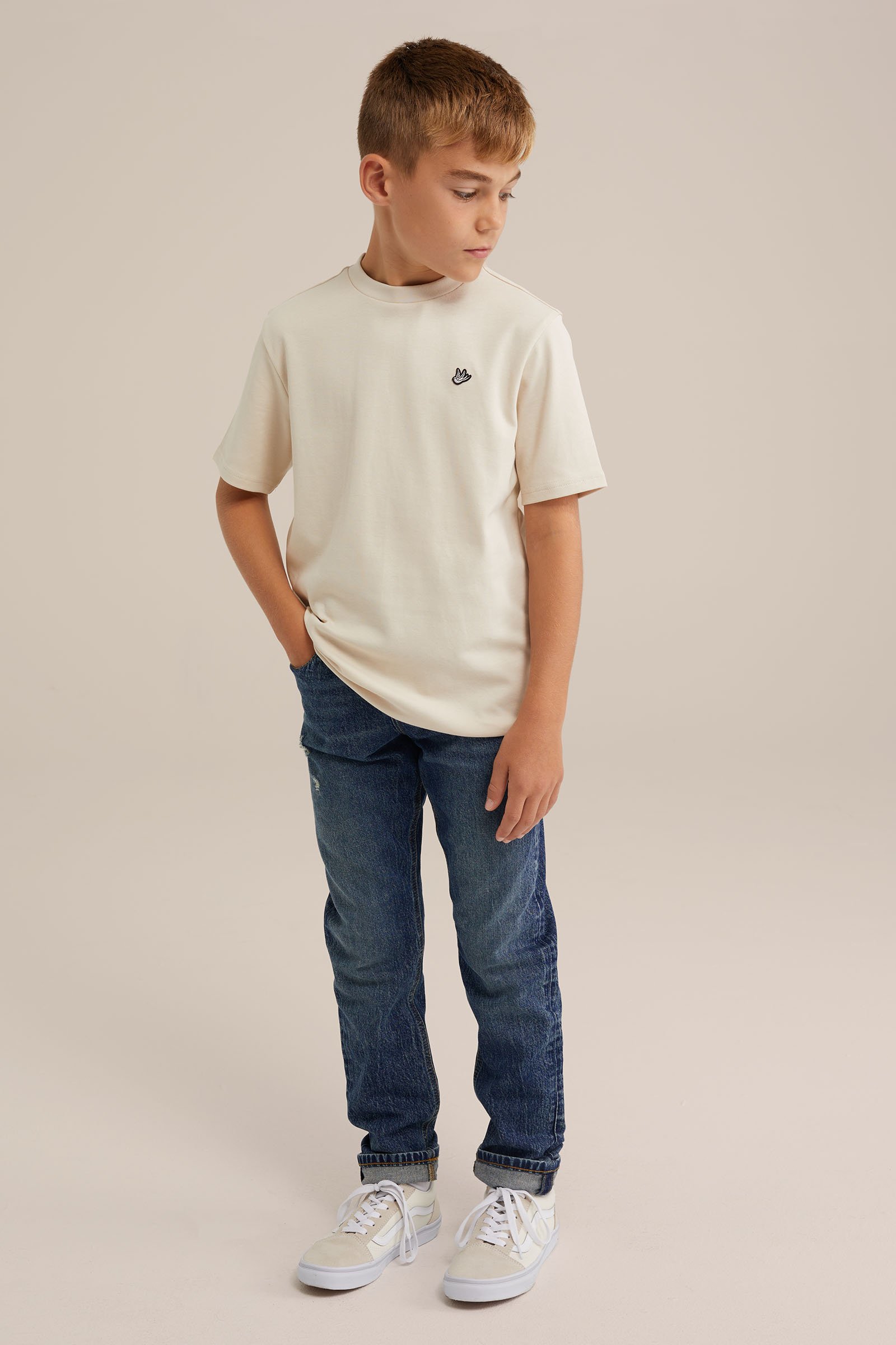 Jongens T-shirt WE Fashion Beige