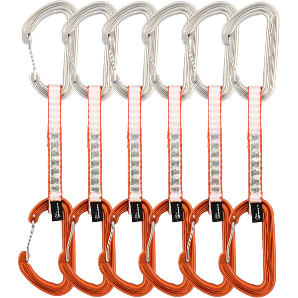Dégaine escalade DMM PHANTOM QUICKDRAW 12CM 6 PACK ORANGE