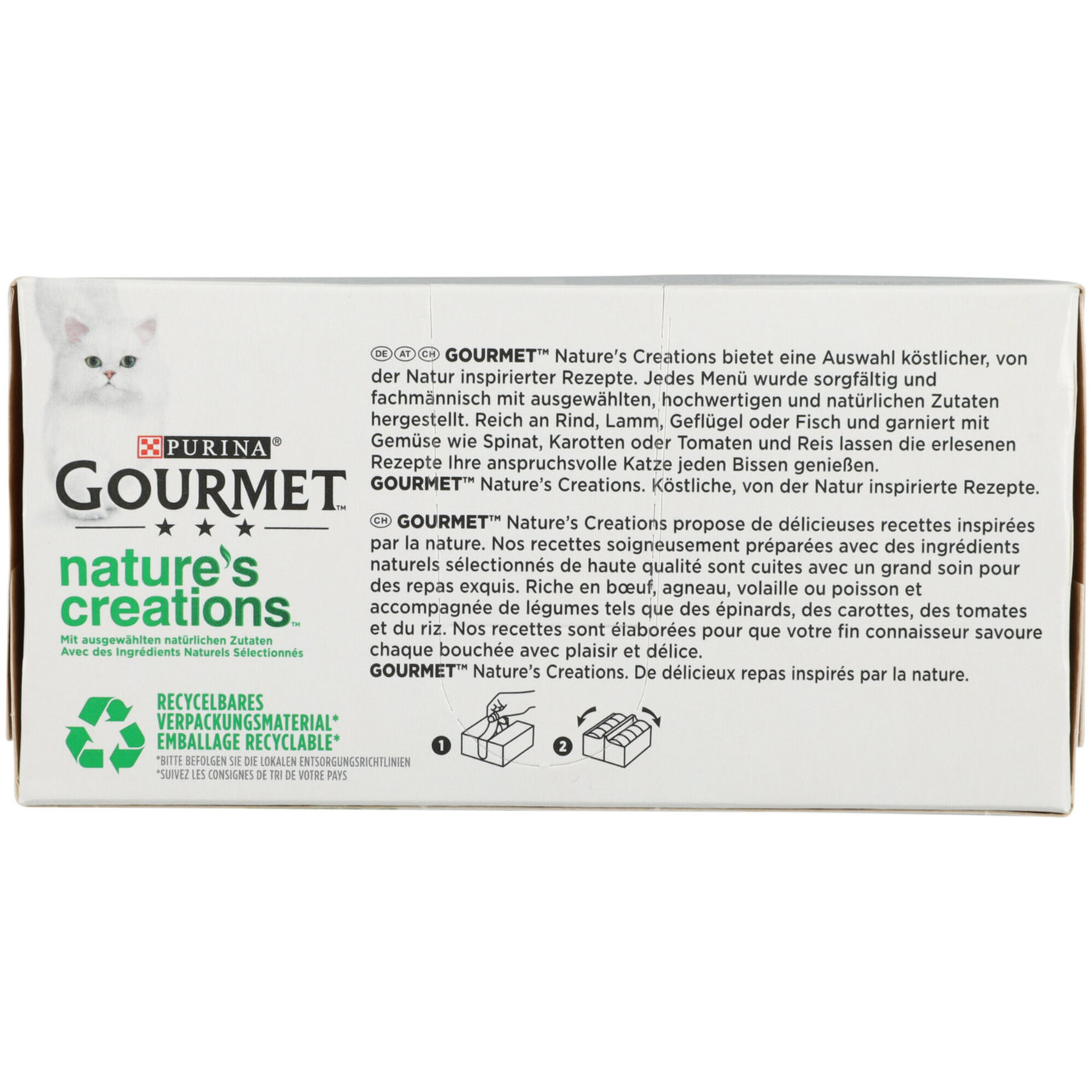 Gourmet Nature's Creation Fleisch 8x85g