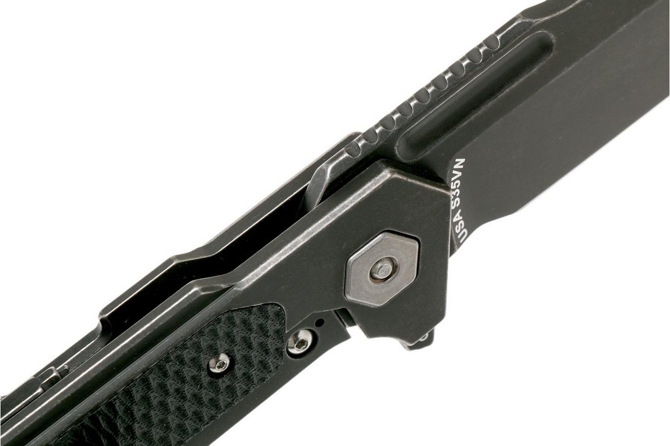 Rick Hinderer Fulltrack Spanto Battle Black S35VN Black G10 zakmes