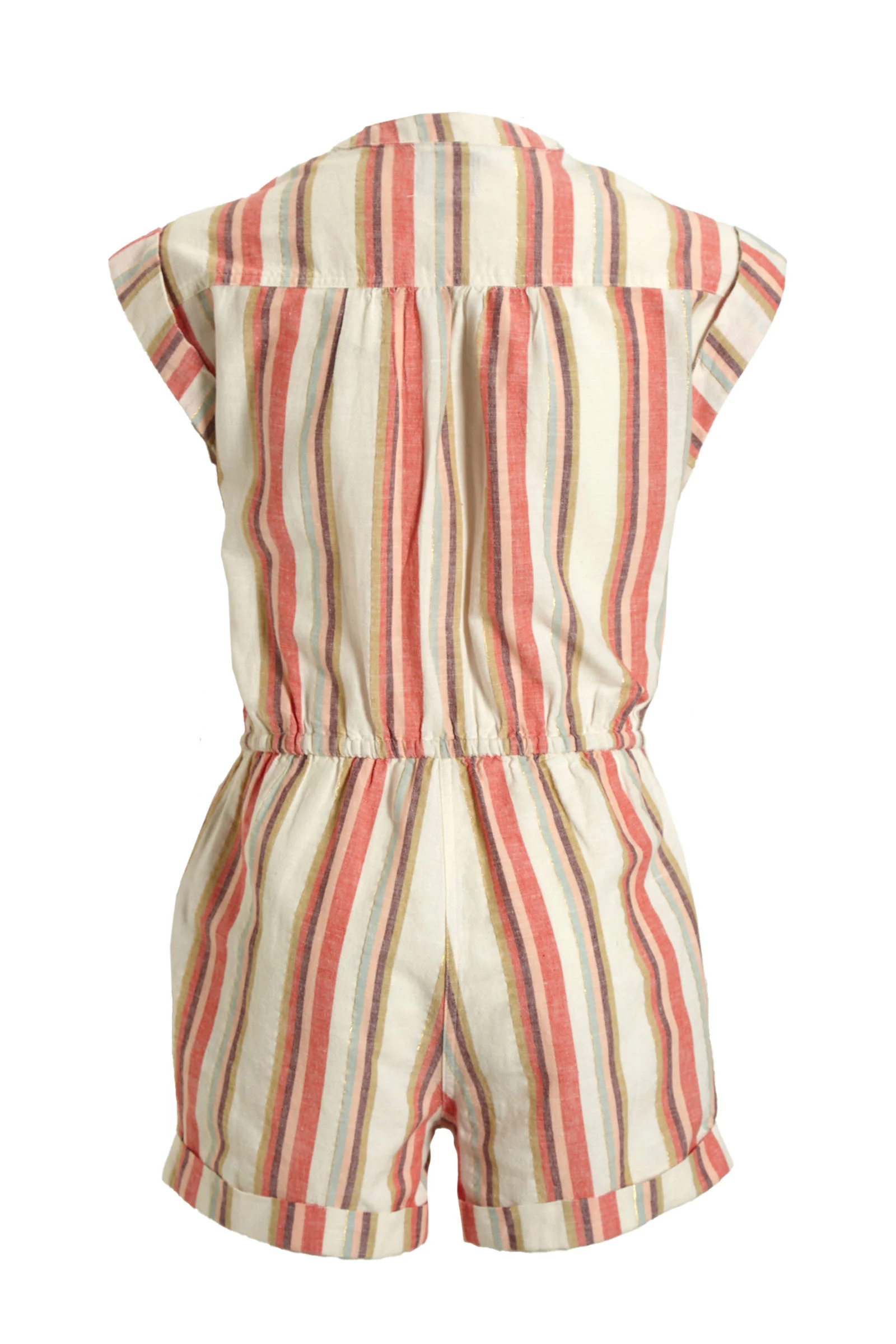 Me & My Monkey gestreepte playsuit Pip multi
