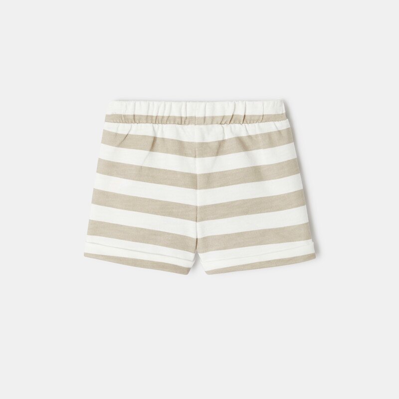 Short en molleton de coton bio beige mixte Absorba Beige