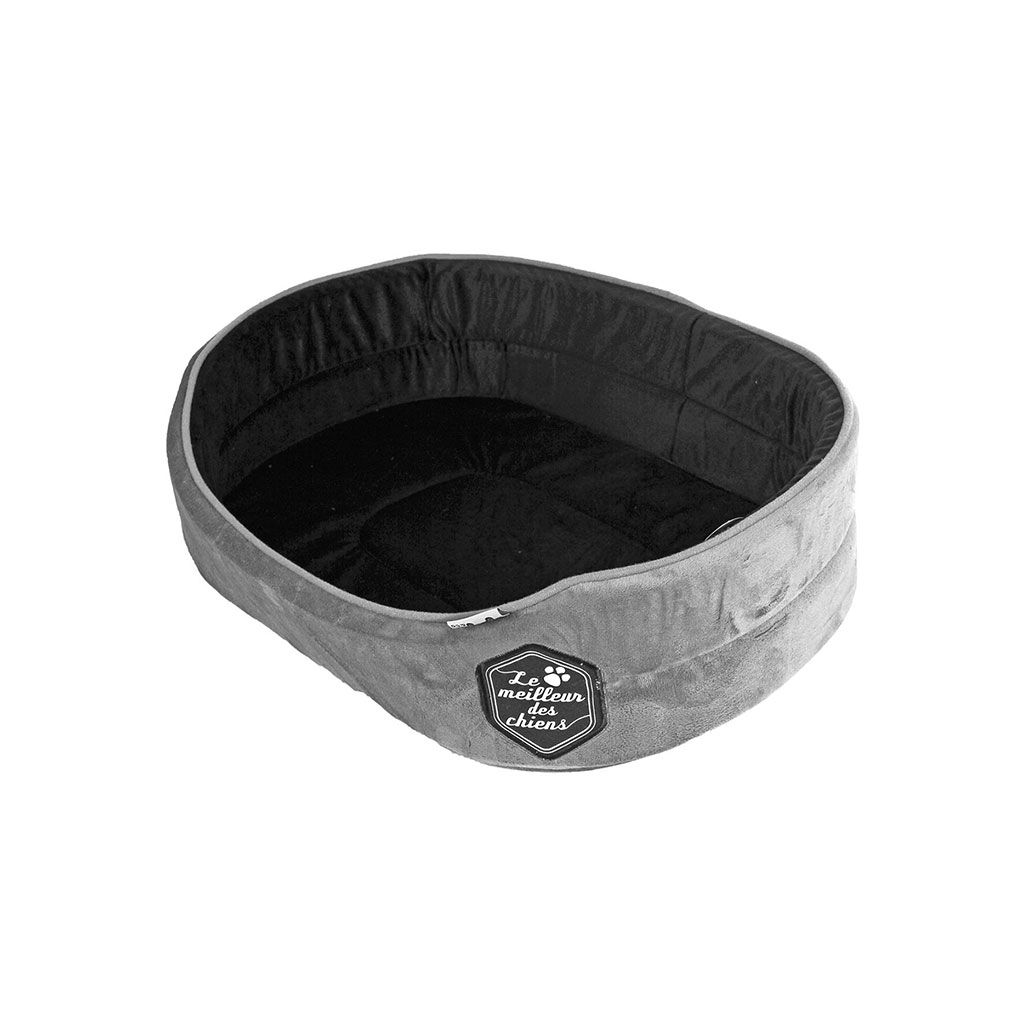Panier pour chien polyester PACHY gris et noir 55cm