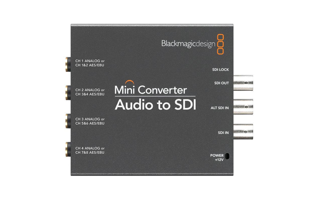 Konverter MiniConverter Audio-SDI<br>Audio-Embedder für bis zu 4 Kanäle