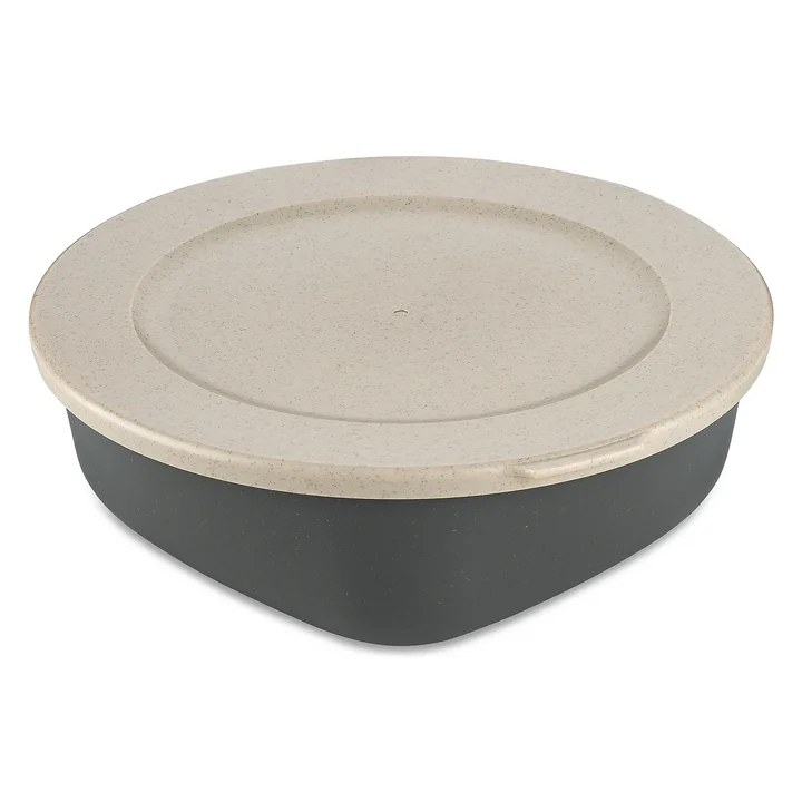 Koziol - Connect Vorratsdose mit Deckel, 1,3 l, nature ash grey