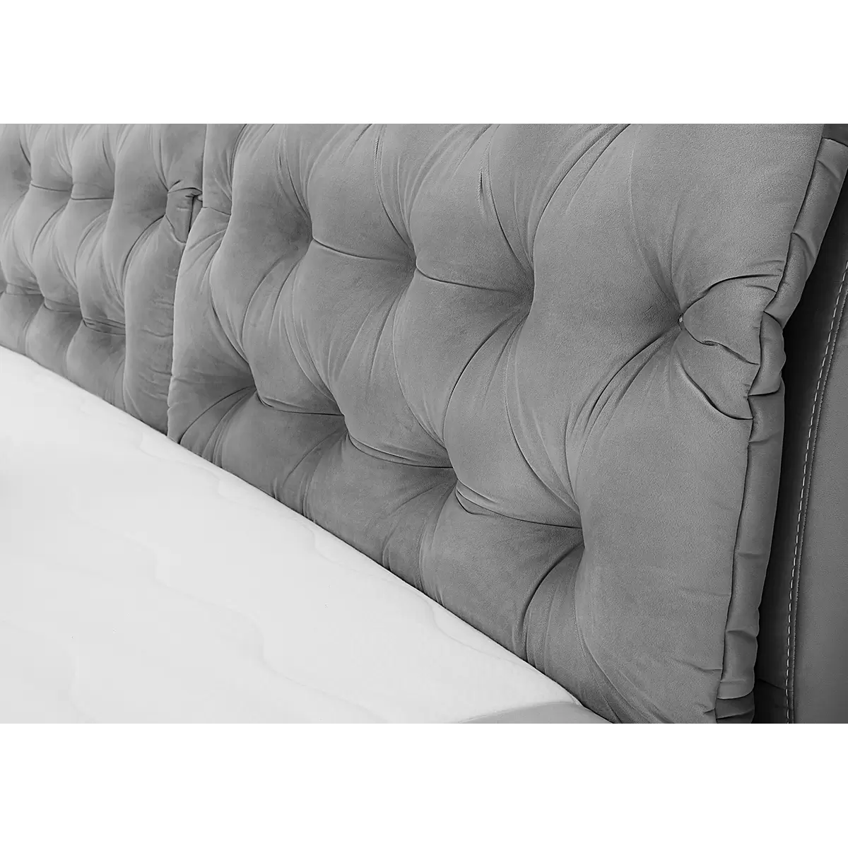 Boxspringbett Charlie 180x200 Grau