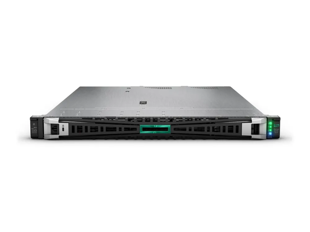 HPE ProLiant DL320 Gen11 - Server - rack-monterbar 1U - 2-vejs - 1 x Xeon Silver 4510 / op til 4.1 GHz - RAM 64 GB - SATA/SAS/NVMe - hot-swap 2.5