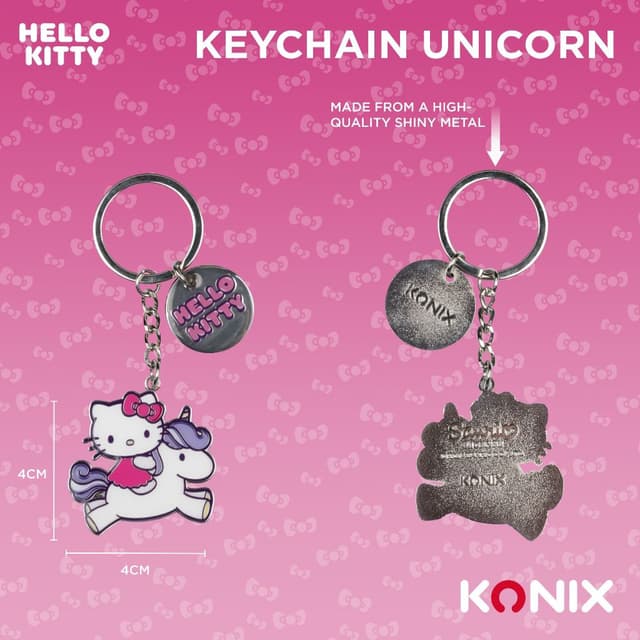 Konix Hello Kitty nøglering (unicorn)