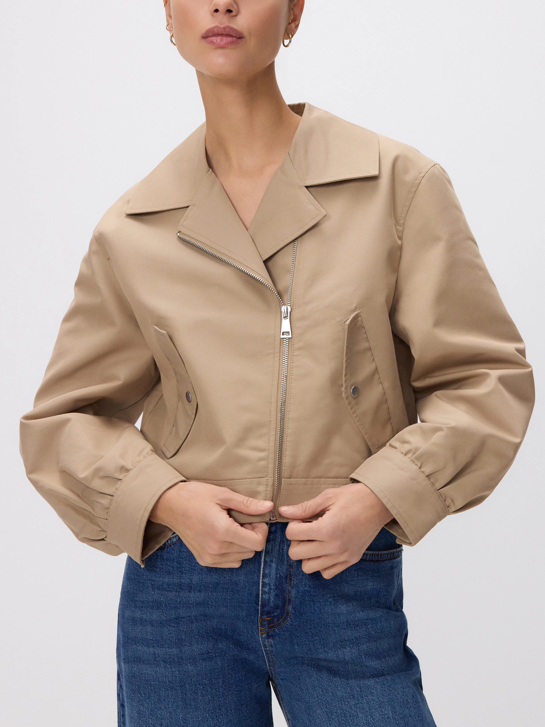 Jacke mit Schal