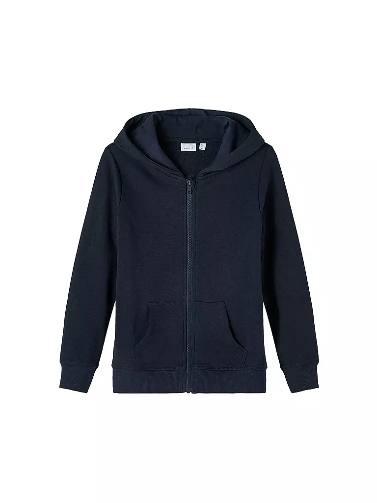 NAME IT Jungen Sweatjacke NKMNESWEAT blau