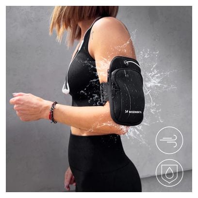 Brassard de sport pour téléphone - noir