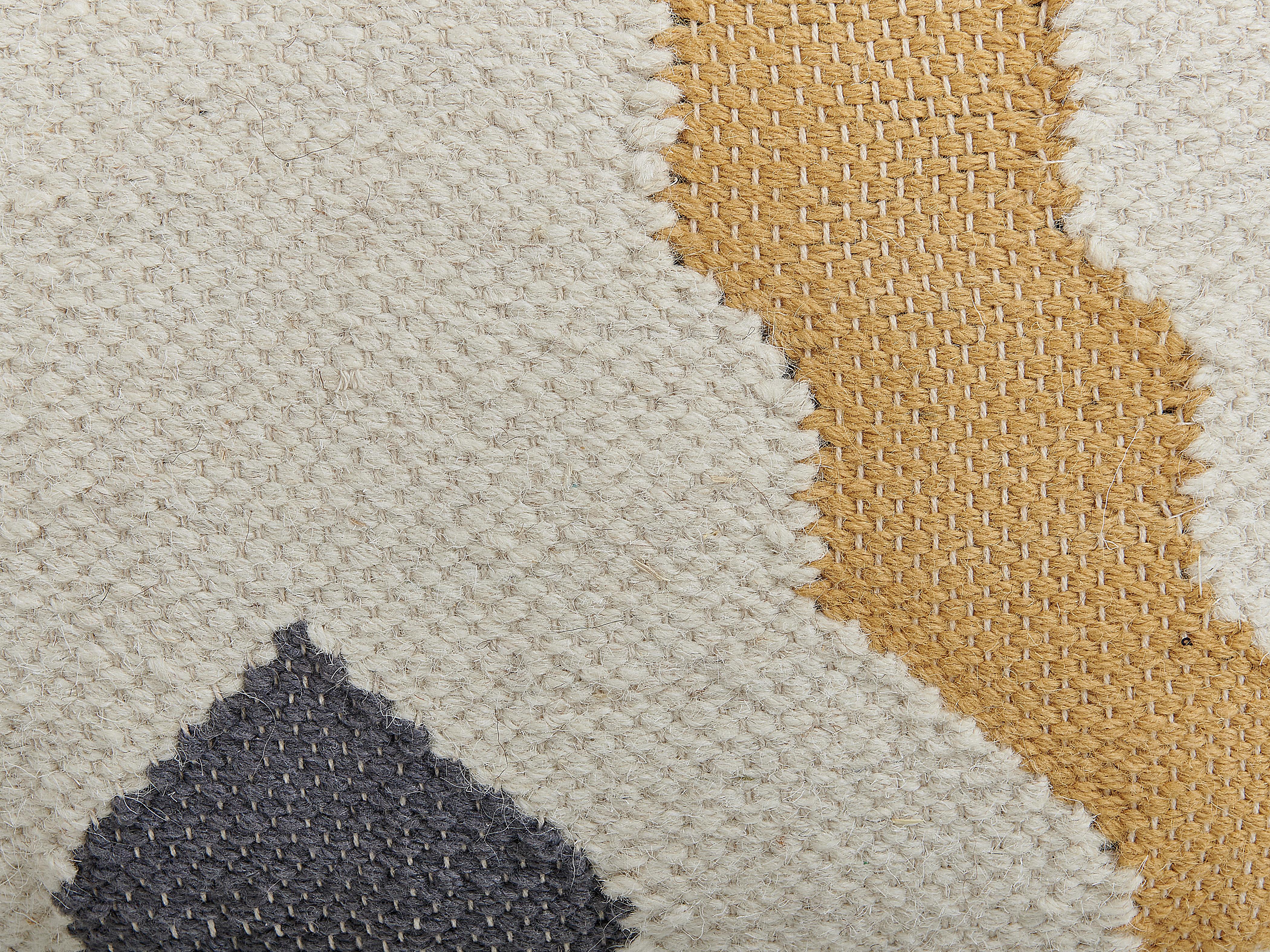 Poef ZEUGMA Wol Beige