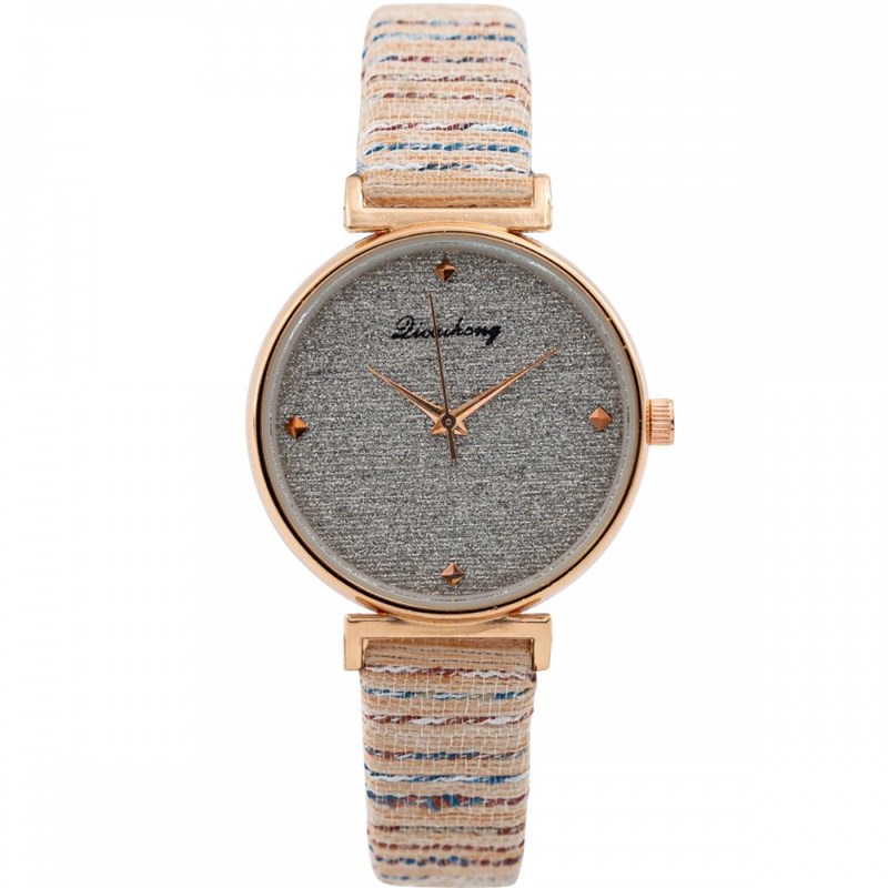 Montre Femme CHTIME bracelet Cuir Rose
