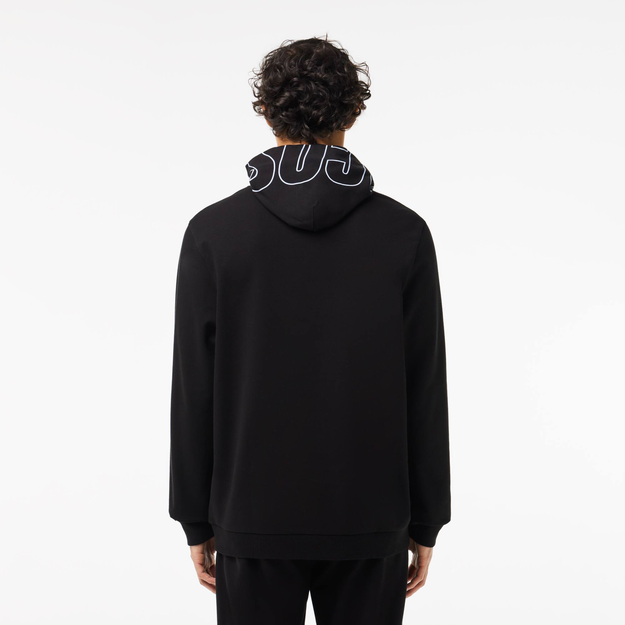 Fleece Lounge Hoodie Loungewear - Schwarz - Lacoste - Herren