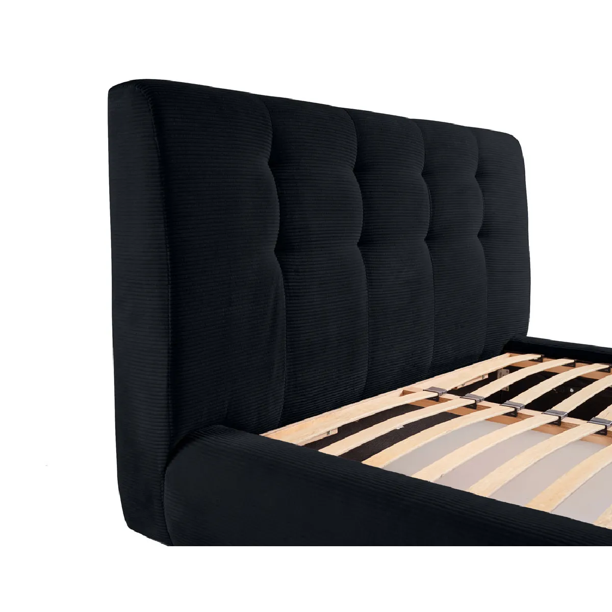 Lisa Design Onyx - Lit Coffre Velours 140x190