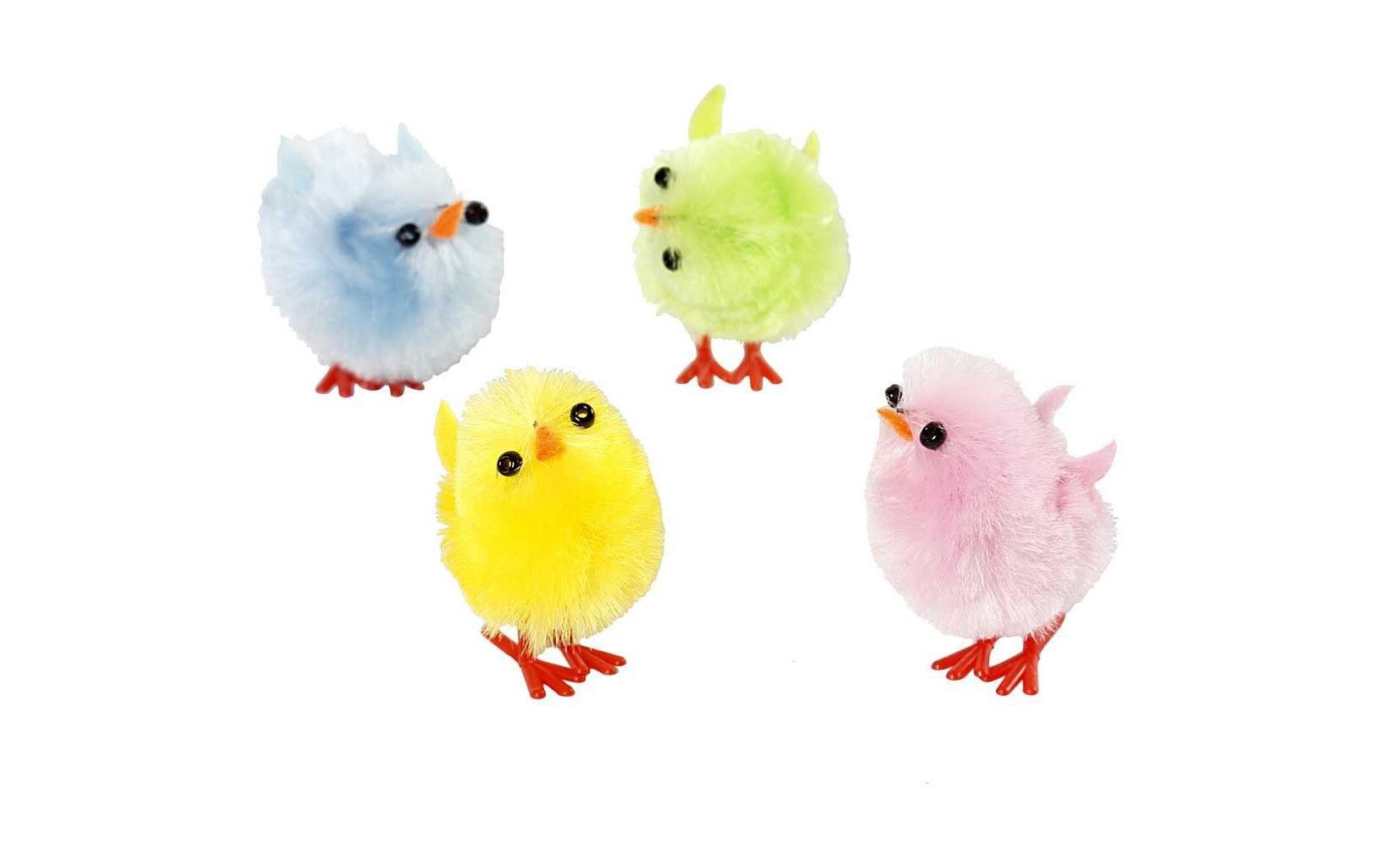 Osterküken 4 Farben à 3 StückOsterküken