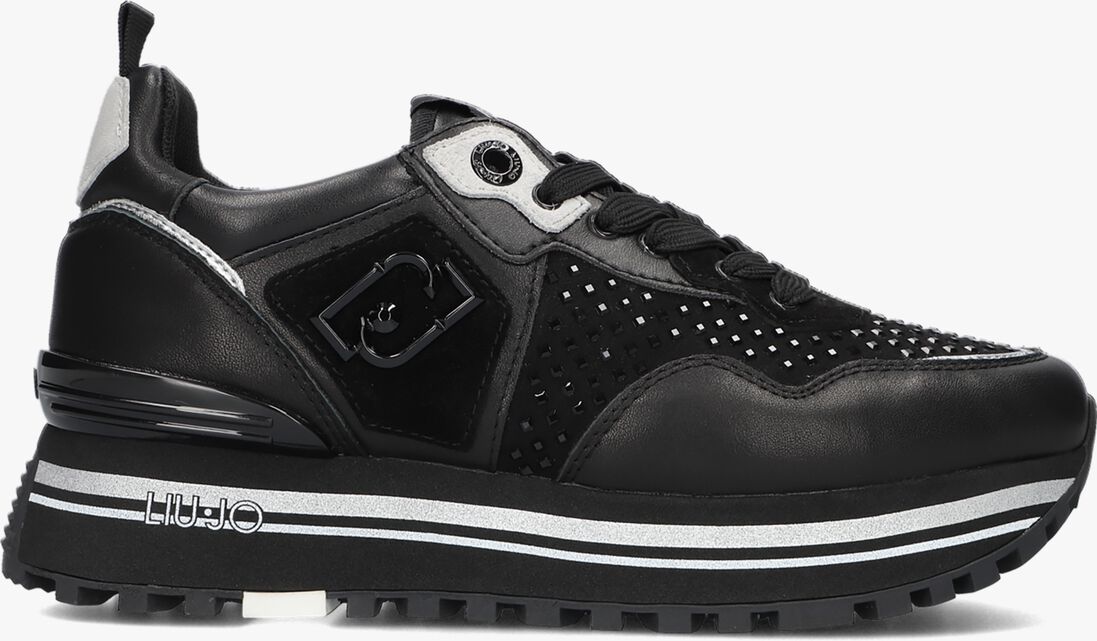 LIU JO zwarte liu jo lage sneakers maxu wonder 01